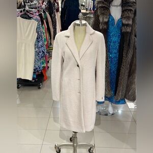 Long Sleeve Blush Pink DKNY Blazer Coat